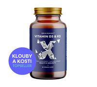 BrainMax Vitamina D3 e K2, D3 5000 UI / K2 come MK7 tutto trans K2VITAL®DELTA 150 mcg, 50 capsule vegetali Integratore alimentare
