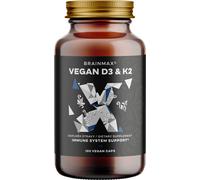 BrainMax Vitamina D3 & K2 VEGAN 4000 UI / K2 come MK7 all-trans K2VITAL®DELTA 150 mcg, 100 capsule vegetali Vitamina D3 e vitamina K2 vegane