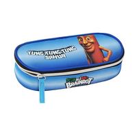 BRAINROT - Astuccio Ovale Organizzato Ufficiale Brainrot, Astuccio Ovale con Tasca Interna con Zip, Divisorio con Passanti Elastici e Interno Foderato, 22x7,5hx11 cm