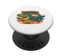 Brainrot Bombardino Crocodilo Meme Design italiano PopSockets PopGrip Adesivo