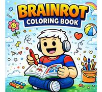 Brainrot Coloring Book: Bold & Easy Coloring Pages Inspired by Blocky Sandbox Games and Internet Brainrot