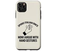 Brainrot italiano ha parlato una volta ora gesti delle mani divertenti Custodia per iPhone 11 Pro Max