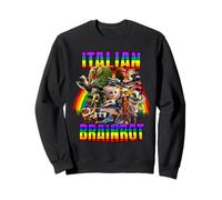BRAINROT ITALIANO TUTTI I PERSONAGGI Bandiera Arcobaleno Orgoglio Felpa