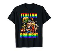 BRAINROT ITALIANO TUTTI I PERSONAGGI Bandiera Arcobaleno Orgoglio Maglietta