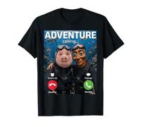 Brainrot Scuba Diving Friends John Pork Tung Sahur Adventure Maglietta