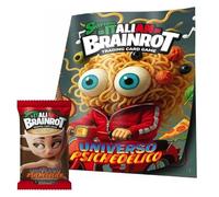 Brainrot Skifidol Italian Album Universo Psichedelico, Bustina da 7 Carte Collezionabili (1 Carta Speciale Inclusa), Trading Cards Horror da Collezione Edizione 2025 (1 Bustina)