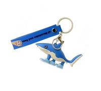 Brainrot Toys - Portachiavi da donna e uomo, Tung Tung Sahur 3D, con stampa 3D, decorazione e decorazione per borsa, regalo da collezione unico, Squalo., Taglia unica