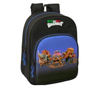 BRAINROT - Zaino scuola per bambini animato, zaino per bambini, zaino per bambini, adattabile al carrello, ideale per bambini in età scolastica, comodo e versatile, qualità e resistenza, 26 x 11 x 34