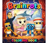Brainrots Coloring Book: Libro para colorear de BRAINROTS