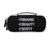 Brains Beauty Booty Astuccio portatile Tote Bag Borsa per trucco Borsa a mano