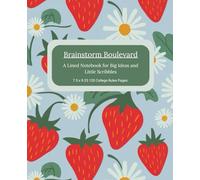 Brainstorm Boulevard: A Lined Notebook for Big Ideas and Little Scribbles 7.5 x 9.25 120 College Rules Pages