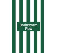 Brainstorm Flow: A Lined Notebook for Work, Office, and School (6x9, 100 pages)Stylish Striped Journal for Everyday Use| for Brainstorming, Planning, and Writing| Matte Cover.