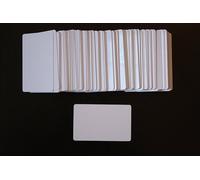 Brainstorm ID - 50 carte d'identità in PVC a getto d'inchiostro in bianco, stampa fronte/retro