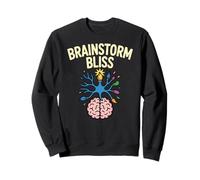 Brainstorming Bliss Creativo Artistico Pensiero Fuori Scatola Felpa