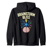 Brainstorming Bliss Creativo Artistico Pensiero Fuori Scatola Felpa con Cappuccio