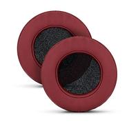 Brainwavz, cuscinetti di ricambio XL in memory foam, adatti per molti altri auricolari grandi - Sennheiser, AKG, HifiMan, ATH, Philips, Fostex, Sony Large Rosso scuro