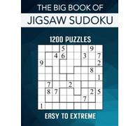 Brainwhale The Big Book of Jigsaw Sudoku - 1200 Puzzles - Easy to Ex (Tascabile)