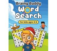 Brainy buddy word search for kids ages 4-8: 30 themed words searches, Large prints perfect for christmas gift for kids