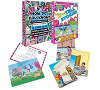 Brainy Bug Resources Come fai a sapere? & Combo sequenziamento storia | 60 carte (30 + 30) | Spiega il tuo pensiero + storie in 3 parti | Ragionamento verbale e capacità di pensiero critico per