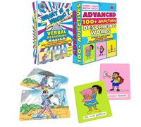 Brainy Bug Resources Flashcard per vocabolario avanzato e ragionamento verbale | Aggettivi Megadeck e cosa c'è che non va? | Impara l'inglese | Bambini con bisogni speciali