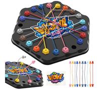 Brainy Knots Gioco, Brainy Knots Corda Districante Gioco Knot Puzzle Game Rope Challenge Giocos di Puzzle con 10 Pezzi Corda Attorcigliata Colorata Giocattoli Interattivi per Feste in Famiglia