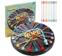 Brainy Knots Gioco da Tavolo | Puzzle Slegare Corda con 10 Fili Colorati | Gioco Logica per Bambini 3+ | Gioco Famiglia Viaggio Strategico