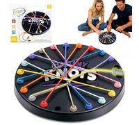 Brainy Knots Gioco,Districatore da Semplice a Complesso Rope Sfida Puzzle Logica Giochi Knot Gioco da Tavolo per Bambini e Famiglia