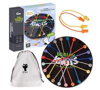 Brainy Knots Rope Challenge Game, Brainy Knots Gioco da Tavolo Logica, Puzzle di Corda Colorata Ritorta, Giocos Logica con la Corda con 10 Corde Colorate per Bambini dai 3 Anni in su