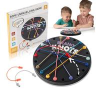 Brainy Knots Rope Untangling, gioco da tavolo Rope Challenge Logic, gioco di strategia per bambini dai 3 anni, giochi di famiglia per bambini e adulti