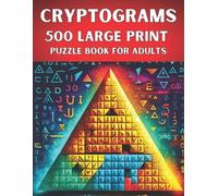 Brainy Mouse Cryptograms Puzzle Book for Adults (Tascabile)