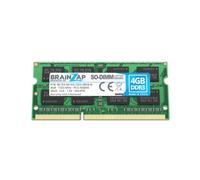 BRAINZAP 4GB DDR3 1333MHz PC3-10600S-9 SO-DIMM CL9 2Rx8 1.5V Unbuffered Non-ECC RAM memoria per notebook laptop Modulo di memoria Memory
