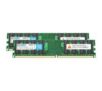 BRAINZAP 8GB (2x4GB) DDR2 800MHz PC2-6400U-666 DIMM CL6 2Rx16 1.8V Unbuffered Non-ECC RAM memoria per PC desktop Modulo di memoria Memory