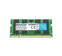 BRAINZAP Memoria RAM da 2 GB DDR2 SO-DIMM PC2-6400S 2Rx8 800 MHz 1.8 V CL6 Notebook Laptop