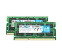 BRAINZAP Memoria RAM SO-DIMM PC3-8500S 2Rx8 1066 MHz 1.5V CL7 da 8GB (2 x 4GB)