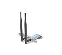 BRAINZAP Scheda Wi-Fi PCIe PCI-Express 1200 Mbit/s WiFi 2,4/5 GHz Dual Band PC 802.11ac/b/g/n Bluetooth 4.0
