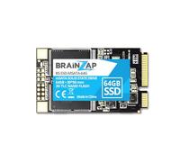 BRAINZAP SSD mSATA da 64 GB 6 GBit/s - Mini SATA - 300 MB/s lettura 180 MB/s scrittura Solid State Drive