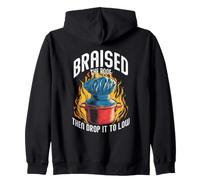 Braise The Roof, Then Drop it to Low. Chef Puns Felpa con Cappuccio