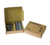 Brakco Silent-mineral Shimano Xt/xtr Br-m900 2011/xt Br-m8002 Disc Brake Pads 25 Units Argento Multicolor
