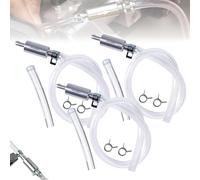 Brake Bleeder Hose, One Way Check Valve Tube Bleeding Tool Kit for Car Motorcycle Clutch, Universal Hydraulic Brake Fluid Bleeder for Hydraulic System Bleeding (3 Pcs)