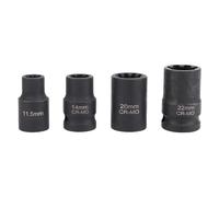 Brake Caliper Socket Set 4 Piece Kit 1/2 Inch Drive Brake Caliper Removal Tool, 11.5mmx10pt 14mmx7pt 20mmx10pt 22mmx7pt for S4 S5 S6 SQ5