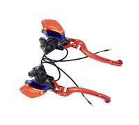 Brake Clutch Levers 1 Paio Di Maniglie A Leva Regolabili, Frizione Idraulica, Pompa Freno, Cilindro Principale, Moto Da Corsa, Adatto Per La Maggior Parte Dei Motocicli leva frizione(Orange 1 pair)