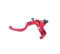 Brake Clutch Levers Adatto Per La Maggior Parte Delle Motociclette Leva Frizione Per Pesce Persico Da 7/8" Leva Cavo Linea Sinistra Moto CNC Rosso Nero Scooter leva frizione(Red A)