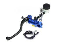 Brake Clutch Levers Adatto Per La Maggior Parte Delle Motociclette Pompa Frizione Freno PX1 Frizione Moto Freno A Disco Pompa Freno Da 17,5 Mm leva frizione(Blue Left)