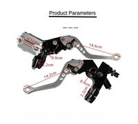Brake Clutch Levers Adatto Per La Maggior Parte Motociclette Cilindro Principale Freno Motociclo Maniglia Frizione Freno Di Regolazione Leva Frizione Idraulica 22 Mm leva frizione(Blue)