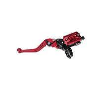 Brake Clutch Levers Adatto Per La Maggior Parte Motociclette Leve Cilindro Principale Manubrio Da 22 Mm Maniglia Della Frizione Pompa Freno Idraulico Accessori CNC leva frizione(Left Red)