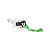 Brake Clutch Levers Adatto Per Maggior Parte Delle Motociclette Cilindro Principale Del Freno Anteriore Destro Leva Della Maniglia Freno Accessori Antigoccia Pieghevoli leva frizione(Green Foldable)