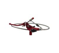 Brake Clutch Levers Kit Frizione Frizione Idraulica Per Moto Cilindro Maestro Leva Argento Adatto Per La Maggior Parte Delle Motociclette Dirt Bike Motocross leva frizione(Red 900mm)