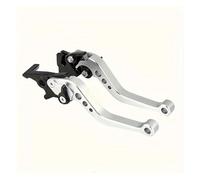 Brake Clutch Levers Leva Del Tamburo Della Maniglia Del Freno Della Frizione Del Motociclo CNC In Lega Di Modifica Adatta Per La Maggior Parte Degli Accessori Per Moto leva frizione(Silver)