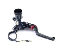 Brake Clutch Levers Leva Della Pompa Freno Del Motociclo CNC 7/8 "22mm Pompa Leva Frizione Idraulica A Disco Universale Per Moto leva frizione(Rigth black)