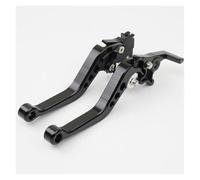 Brake Clutch Levers Leva Freno Motociclo A Disco Frizione A Tamburo Sinistro Leva A Mano Per Moto Regolabile In Alluminio CNC Adatta Per La Maggior Parte Motocicli leva frizione(Black 1 pair)